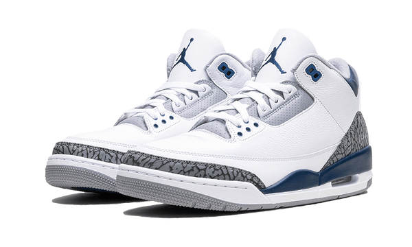 Air Jordan 3 Retro Midnight Navy - Kup oryginalne Air Jordan 3 Retro Midnight Navy - widok z drugiego boku - Sneakersy