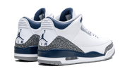 Buty Air Jordan Air Jordan 3 Retro Midnight Navy - widok z przodu - Rozmiary EU