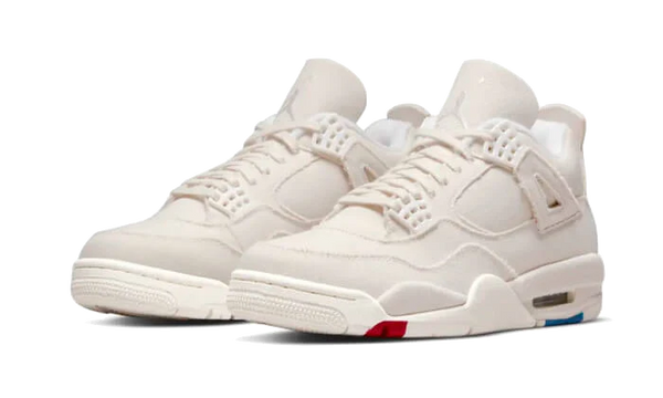 Air Jordan 4 Sail Canvas - Kup oryginalne Air Jordan 4 Sail Canvas DQ4909-100 - widok z drugiego boku - Sneakersy