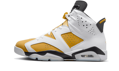 Air Jordan Air Jordan 6 Retro Yellow Ochre czarny-biały - widok główny z boku | Saturaise.com