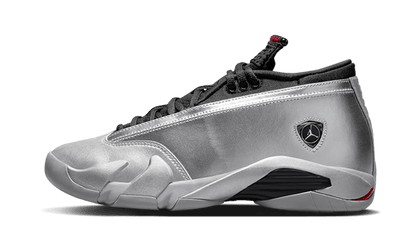 Air Jordan Air Jordan 14 Low Metallic Silver czarny-czerwony - widok główny z boku | Saturaise.com