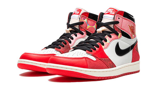 Air Jordan 1 High OG Spider-Man Across the Spider-Verse - Kup oryginalne Air Jordan 1 High OG Spider-Man Across the Spider-Verse DV1748-601 - widok z drugiego boku - Sneakersy