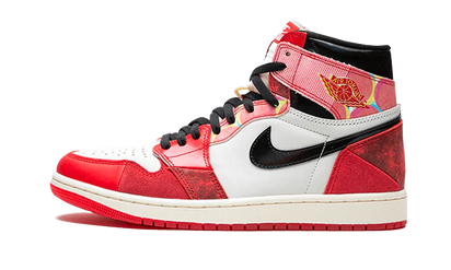 Air Jordan Air Jordan 1 High OG Spider-Man Across the Spider-Verse czarny-biały - widok główny z boku | Saturaise.com