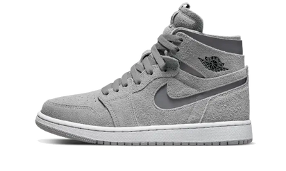 Air Jordan Air Jordan 1 High Zoom CMFT Medium Grey szary-srebrny - widok główny z boku | Saturaise.com