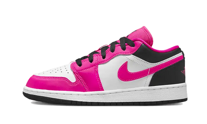 Air Jordan Air Jordan 1 Low Fierce Pink czarny-biały - widok główny z boku | Saturaise.com