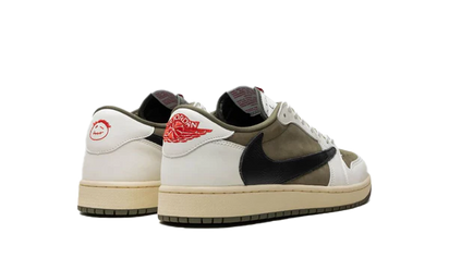Kup oryginalne Air Jordan 1 Retro Low OG SP Travis Scott Medium Olive DM7866-200 - widok z drugiego boku - Sneakersy