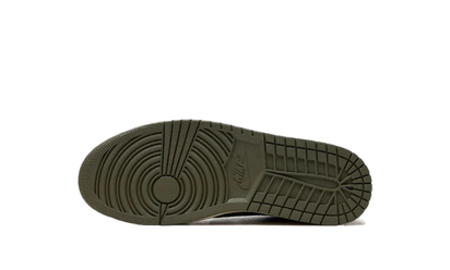 100% Oryginalne Air Jordan 1 Retro Low OG SP Travis Scott Medium Olive - widok z tyłu - 3870.00 PLN