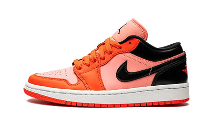 Air Jordan Air Jordan 1 Low Orange Black czarny-biały - widok główny z boku | Saturaise.com