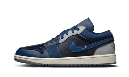 Air Jordan Air Jordan 1 Low SE Craft Obsidian granatowo-biały - widok główny z boku | Saturaise.com
