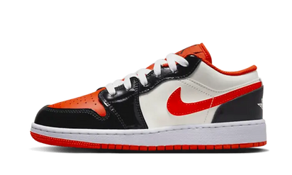 Air Jordan Air Jordan 1 Low Team Orange czarny-biały - widok główny z boku | Saturaise.com