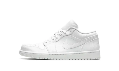 Air Jordan Air Jordan 1 Low Triple White biały-szary - widok główny z boku | Saturaise.com