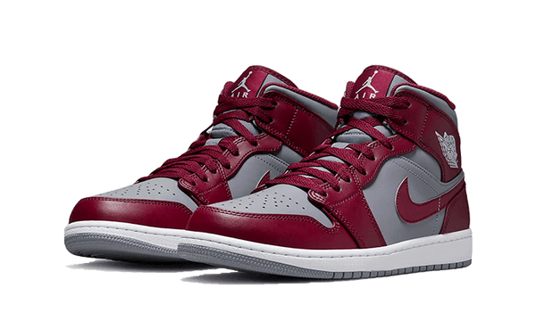 Air Jordan 1 Mid Cherrywood Red - Kup oryginalne Air Jordan 1 Mid Cherrywood Red DQ8426-615 - widok z drugiego boku - Sneakersy