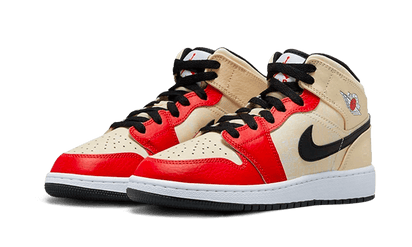 Kup oryginalne Air Jordan 1 Mid Dunk Contest DV7012-100 - widok z drugiego boku - Sneakersy