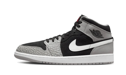 Air Jordan Air Jordan 1 Mid Elephant Print czarny-biały - widok główny z boku | Saturaise.com
