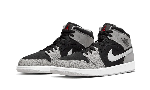 Air Jordan 1 Mid Elephant Print - Kup oryginalne Air Jordan 1 Mid Elephant Print DM1200-016 - widok z drugiego boku - Sneakersy