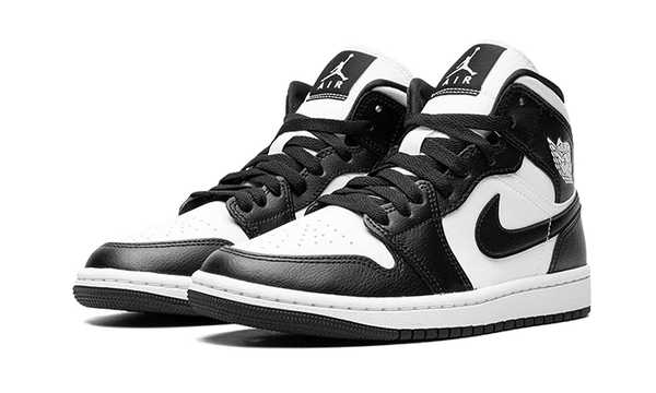 Air Jordan 1 Mid Panda - Kup oryginalne Air Jordan 1 Mid Panda DV0991-101 - widok z drugiego boku - Sneakersy