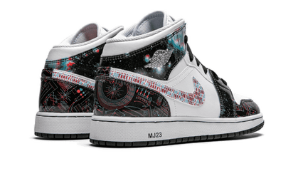 Buty Air Jordan Air Jordan 1 Mid University Take Flight - widok z przodu - Rozmiary EU