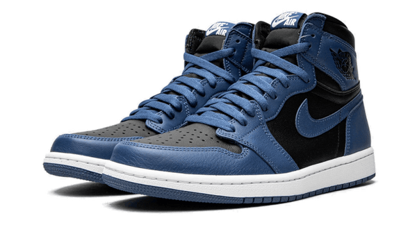Air Jordan 1 Retro High OG Dark Marina Blue - Kup oryginalne Air Jordan 1 Retro High OG Dark Marina Blue 555088-404 - widok z drugiego boku - Sneakersy