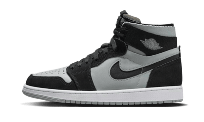 Air Jordan Air Jordan 1 Zoom CMFT Black Light Smoke Grey czarny-biały - widok główny z boku | Saturaise.com