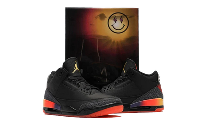 100% Oryginalne Air Jordan 3 Retro J Balvin Rio - widok z tyłu - 1150.00 PLN