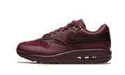 Nike Air Max 1 Burgundy Crush burgundowy - widok główny z boku | Saturaise.com