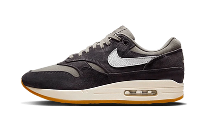 Yeezy Air Max 1 Crepe Soft Grey biały-szary - widok główny z boku | Saturaise.com