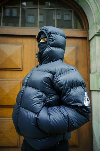 Oryginalne Palace Palace Pertex Opaque Balaclava Puffer Jacket Black - widok z tyłu | Saturaise