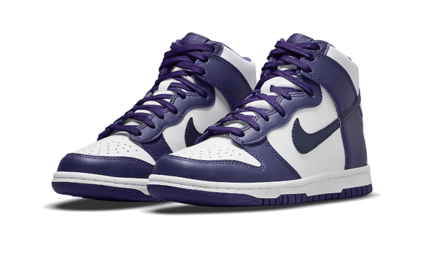 Dunk High Electro Purple Midnight Navy - Kup oryginalne Dunk High Electro Purple Midnight Navy - widok z drugiego boku - Sneakersy