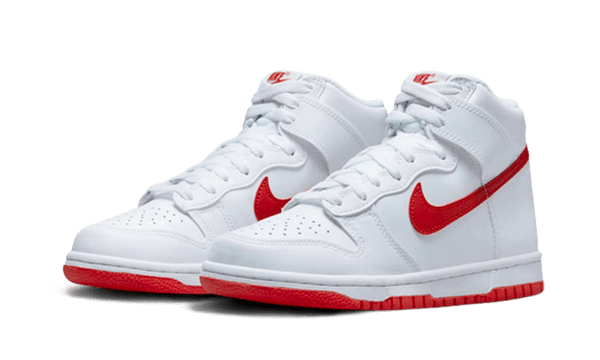 Dunk High White Picante Red - Kup oryginalne Dunk High White Picante Red - widok z drugiego boku - Sneakersy