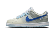 Nike Dunk Low Ivory Hyper Royal czarno-niebieski - widok główny z boku | Saturaise.com