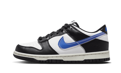 Nike Dunk Low Next Nature TPU Swoosh czarno-niebieski - widok główny z boku | Saturaise.com