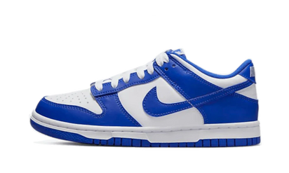 Nike Dunk Low Racer Blue (GS) biały-niebieski - widok główny z boku | Saturaise.com