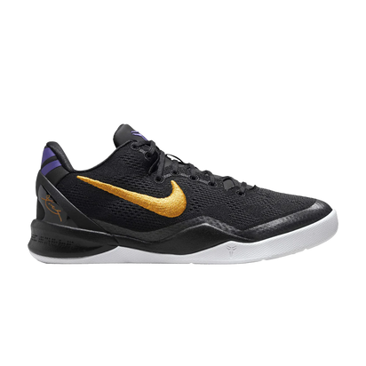 Kup oryginalne Kobe 8 Protro Lakers Away - widok z drugiego boku - Sneakersy