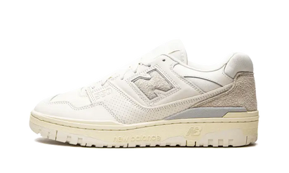 New Balance 550 Aime Leon Dore White Leather biały-beżowy - widok główny z boku | Saturaise.com