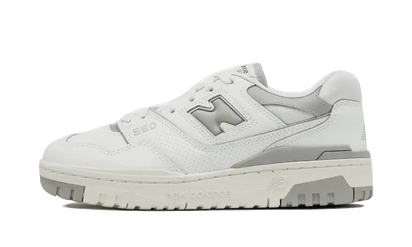 New Balance 550 White Raincloud biały-szary - widok główny z boku | Saturaise.com