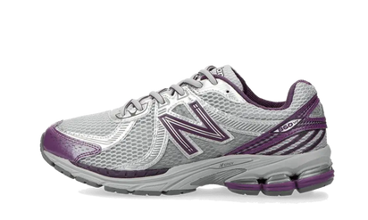New Balance 860 V2 Grey Purple granatowy-szary - widok główny z boku | Saturaise.com