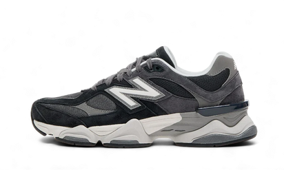 New Balance 9060 Black Phantom Magnet Silver Metallic czarny-srebrny - widok główny z boku | Saturaise.com