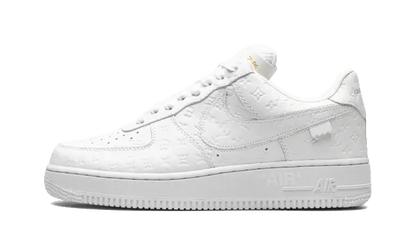 Nike Air Force 1 Low Louis Vuitton White - widok główny z boku - Streetwear