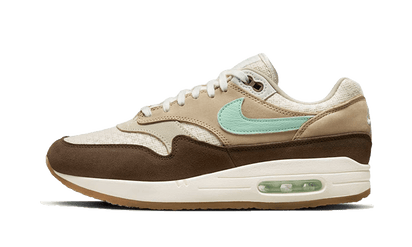 Nike Air Max 1 Crepe Hemp czerwony-brązowy - widok główny z boku | Saturaise.com