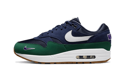 Nike Air Max 1 ‘87 QS Obsidian granatowo-biały - widok główny z boku | Saturaise.com