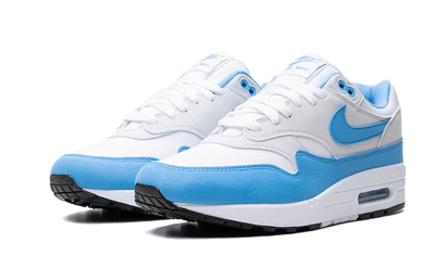 Kup oryginalne Air Max 1 White University Blue FD9082-103 - widok z drugiego boku - Sneakersy