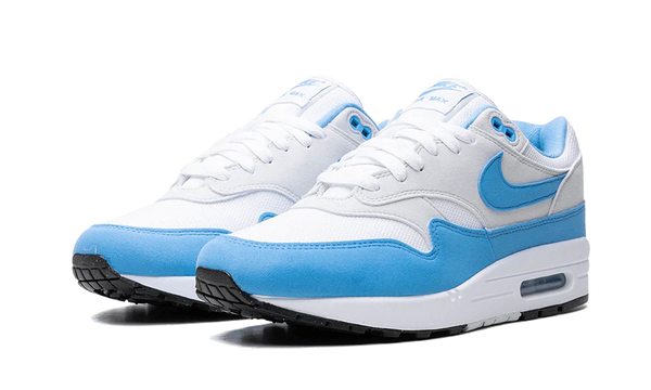 Air Max 1 White University Blue - Kup oryginalne Air Max 1 White University Blue FD9082-103 - widok z drugiego boku - Sneakersy