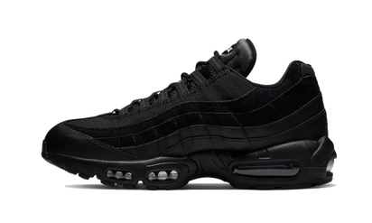Yeezy Air Max 95 Essential Black czarny-szary - widok główny z boku | Saturaise.com