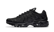 Nike Air Max Plus Triple Black czarny-biały - widok główny z boku | Saturaise.com