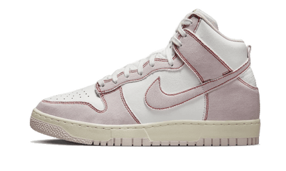 Nike Dunk High 1985 Barely Rose Denim biały-różowy - widok główny z boku | Saturaise.com