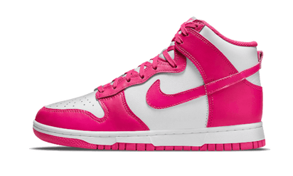 Nike Dunk High Pink Prime biały-różowy - widok główny z boku | Saturaise.com