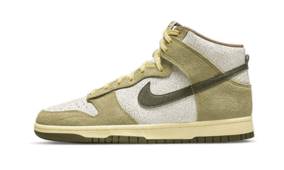 Nike Dunk High Retro Re-Raw Halloween (2021) czarny-biały - widok główny z boku | Saturaise.com