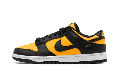 Nike Dunk Low Black University Gold czarny-biały - widok główny z boku | Saturaise.com