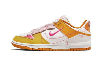 Nike Dunk Low Disrupt 2 Sunrise biały-różowy - widok główny z boku | Saturaise.com