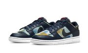 Kup oryginalne Dunk Low Graffiti Navy DM0108-400 - widok z drugiego boku - Sneakersy